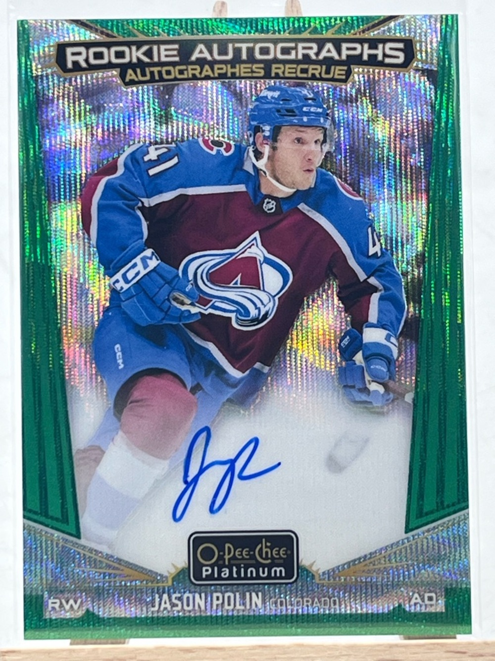 Jason Polin On-Card Auto